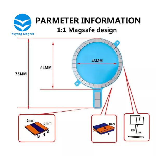 MagSafe無(wú)線(xiàn)充接收端磁鐵